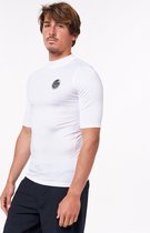 Rip Curl - UV-zwemshirt voor heren - Icons Perf - Korte mouw - Wit - maat S