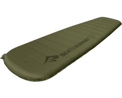 Sea to Summit Camp Plus R Mummy – Zelfopblaasbare Slaapmat - Olive Regular – R-waarde 4.3