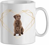 Mok Chespeake bay retriever 4.3| Hond| Hondenliefhebber | Cadeau| Cadeau voor hem| cadeau voor haar | Beker 31 CL