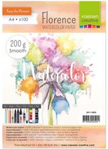 Florence aquarelpapier smooth 200g A4 100 vel