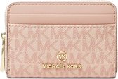 Michael Kors Jet Set Charm Dames pasjeshouderritsportemonnee Kunstleer - Roze