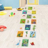 Muursticker Dinosaurus - Kinderkamer - Jongenskamer - meisjeskamer - Spelstickers - Grondstickers - Muurdecoratie - Wandsticker - Sticker Voor Kinderen 34×70CM×2