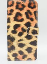 P.C.K. Hoesje/Boekhoesje/Bookcase luipaard print geschikt voor Apple iPhone 13 MINI
