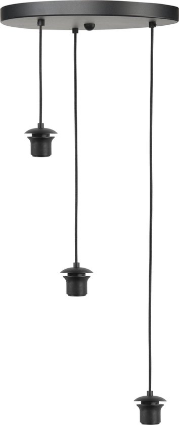 Ronde plafondplaat zwart 30 cm kopen? Groot assortiment