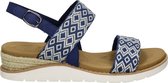 Beach Kiss Wedge sandalen blauw - Dames - Maat 40