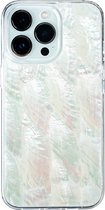 Casies Apple iPhone 13 Seashell Case - Coque avec de vrais coquillages - Soft Case TPU - Transparent