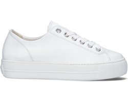 Paul Green 4790 Lage sneakers - Leren Sneaker - Dames - Wit - Maat 39