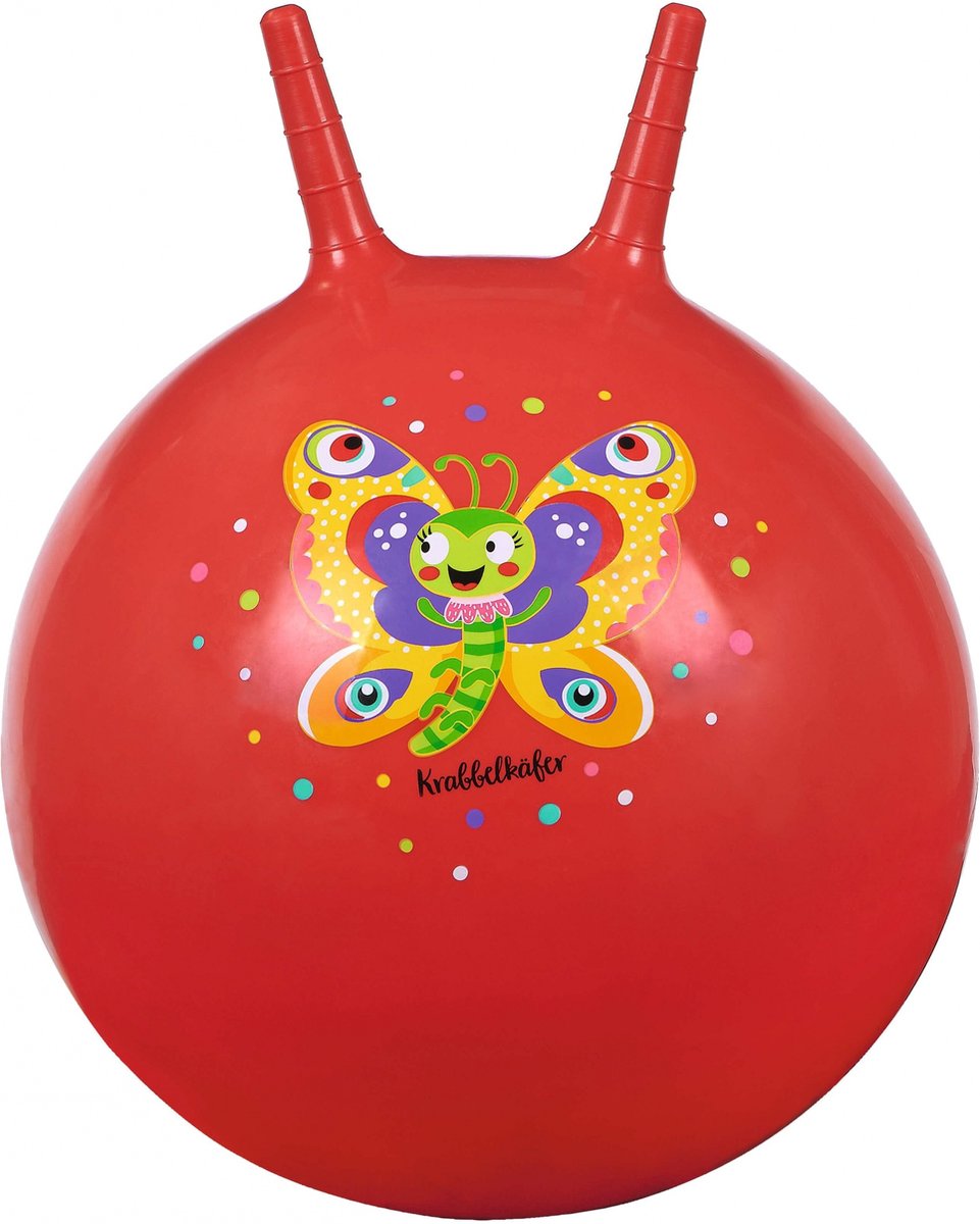 Moses Skippybal Krabbelkäfer Vlinder Junior 45 Cm Rood