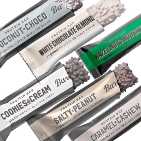 Barebells - Protein Bars (White Chocolate/Almond - 12 x 55 gram) - Eiwitreep - Energiereep — afbeelding 3