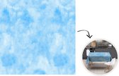 Tafelkleed - Tafellaken - 100x100 cm - Waterverf - Blauw - Patroon - Abstract - Binnen en Buiten