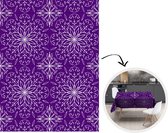 Kerst Tafelkleed - Kerstmis Decoratie - Tafellaken - Patronen - Kerst - Sneeuw - 180x240 cm - Kerstmis Versiering