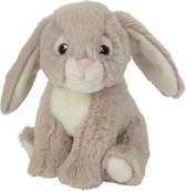 Pluche knuffel konijn van 16 cm - Speelgoed knuffeldieren konijnen