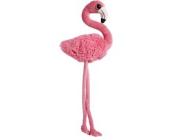 Nature Planet Flamingo - roze - 65 cm - pluche dieren knuffels - vogels - groot formaat