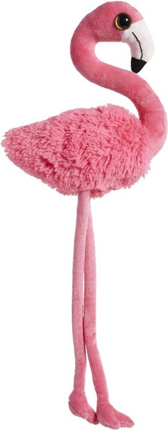 Nature Planet Flamingo - pluche knuffel - roze - 65 cm