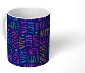 Mok - Koffiemok - Regenboog - Quotes - Happy Birthday - Mokken - 350 ML - Beker - Koffiemokken - Theemok
