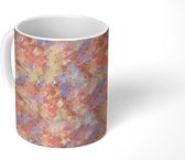 Mok - Patronen - Olieverf - Pastel - Mokken - 350 ML - Beker - Uitdeelcadeautjes
