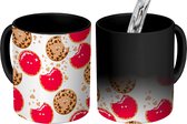 Magische Mok - Foto op Warmte Mokken - Koffiemok - Cookies - Patronen - Abstract - Magic Mok - Beker - 350 ML - Theemok