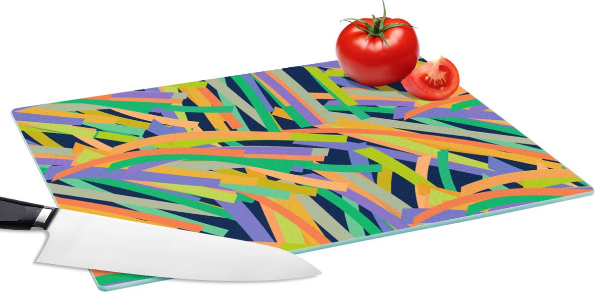 Glazen Snijplank - 39x28 - Jungle - Patronen - Abstract - Snijplanken Glas