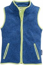 bodywarmer Knit fleece junior blauw maat 140