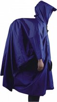 regenponcho nylon ripstop unisex blauw