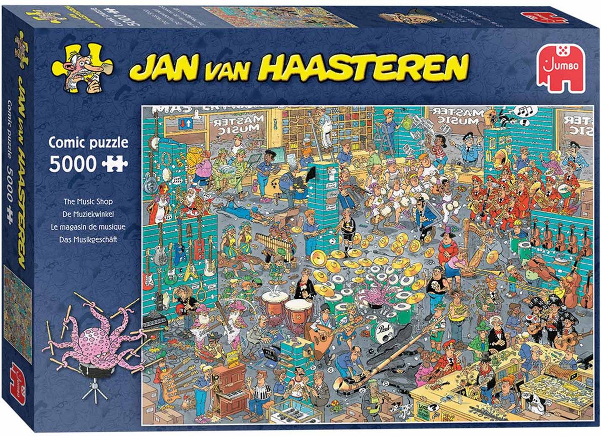 Jan van Haasteren De Muziekwinkel puzzel - 5000 stukjes | bol.com