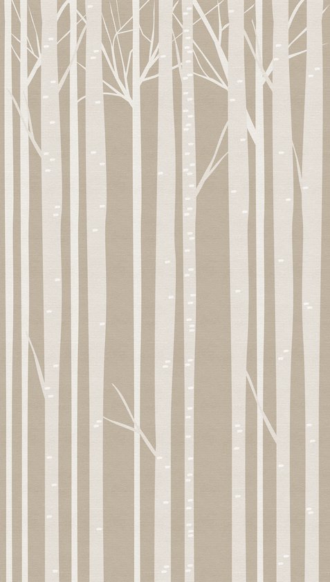 AS Creation Metropolitan Stories "The Wall" - PAPIER PEINT PHOTO ARBRES GRAPHIQUES - 1,59 x 2,80 mètres - motif répétable