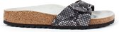 Birkenstock Madrid Dames Slippers Python Black Narrow-fit | Zwart | Microvezel | Maat 40