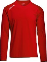 Masita | Sportshirt Heren & Dames - Lange Mouw - Avanti - QuickDry Technologie - RED - 116