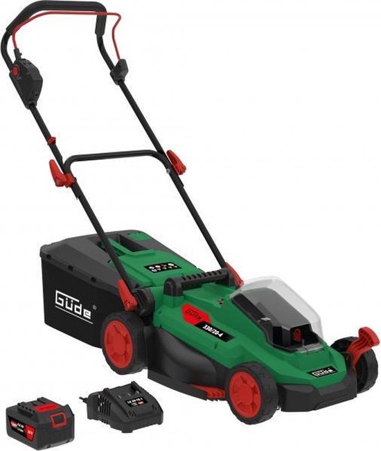 Güde Accu grasmaaier 330/20-4Ah - Incl. Accu en Oplader - 30 L opvangbak