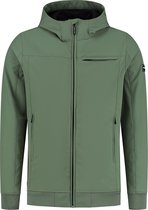 Ballin Amsterdam -  Heren Regular Fit Softshell  Jas  - Groen - Maat XL