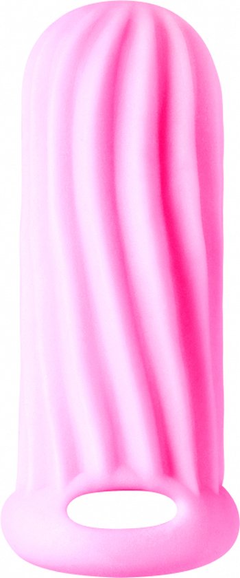 Foto: Penis sleeve penisverlenger penis extender flexibel stretch homme wide 9 12 cm roze