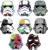 muurstickers Star Wars SuperTrooper vinyl 8 stuks