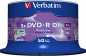 "Verbatim DVD+R DL 8,5GB 8x SP MATT SILVER SURFACE - Rohling"