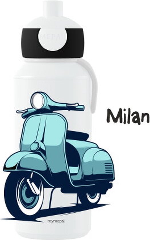 Mepal Drinkfles Pop-up - Retro Scooter - Met naam bedrukken - Campus -  ronddruk | bol.com