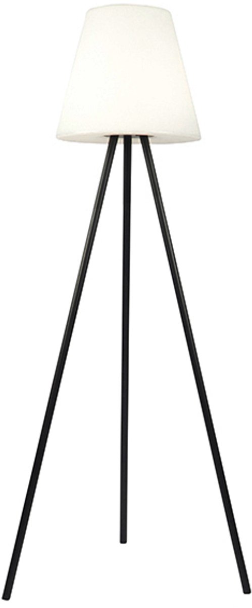 Bol.com QAZQA virginia - Design Dimbare LED Tripod | driepoot vloerlamp | Staande Lamp met Dimmer met Solar | Zonne energie - 1 ... aanbieding