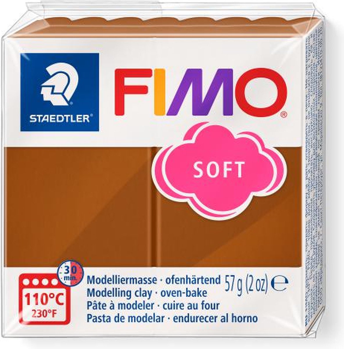 FIMO soft boetseerklei 57 g caramel - Fimo