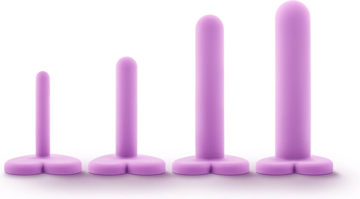 Goedkoopste Wellness - Siliconen Vagina Dilator Set - Paars