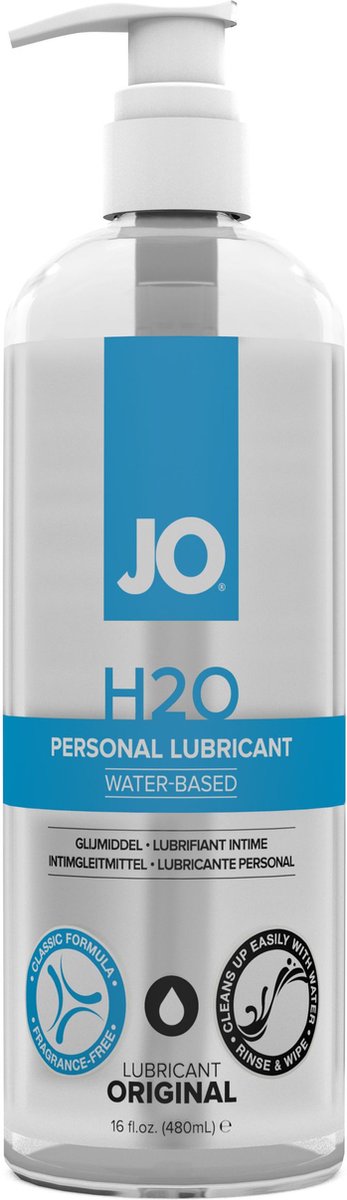 Goedkoopste System JO - H2O Glijmiddel Op Waterbasis - 480 ml