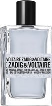 Zadig & Voltaire Vibes of Freedom pour lui Eau de Toilettes 100 ml