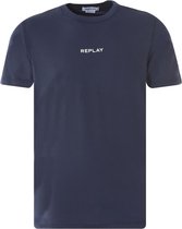 Replay Heren T-Shirt Blauw maat XL