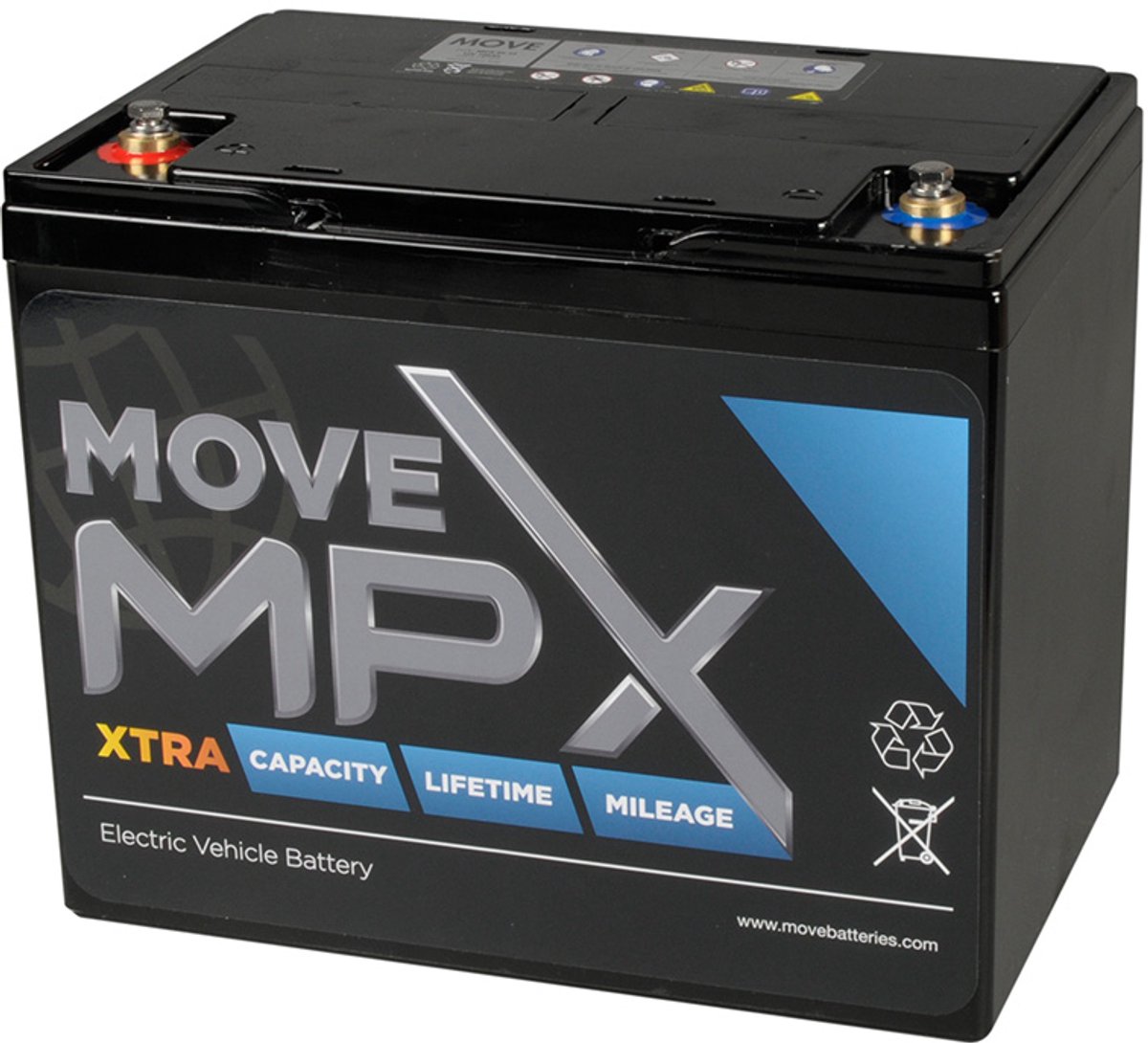 Scootmobiel accu Move MPX 12V-105Ah
