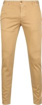 Alberto - Rob Chino Lichtbruin - Slim-fit - Chino Heren maat W 34 - L 34