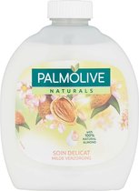3x Palmolive Handzeep Navulling Naturals Amandel & melk 300 ml