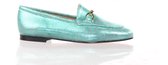 MAURY Damesloafer metallic leder - turquoise - maat 41
