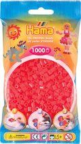Perles à repasser 1000 pièces rouge néon