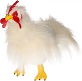 Pluche witte kippen knuffel 36 cm