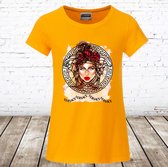 Kinder shirt Versa goudgeel -James & Nicholson-158/164-t-shirts meisjes