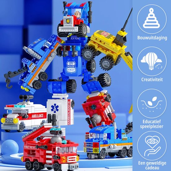 QuchiQ™ Robots Robot speelgoed Ambulance speelgoed auto