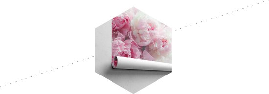 Papier peint photo X 280cm - Papier Peint - Blooming Peonies, Pink, beautiful on the wall, à vendre en 11 tailles, y compris la colle à papier peint