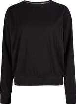 O'Neill Sweatshirt Women Essential Structure Crew Black S - Black 97% Polyester, 3% Elastaan